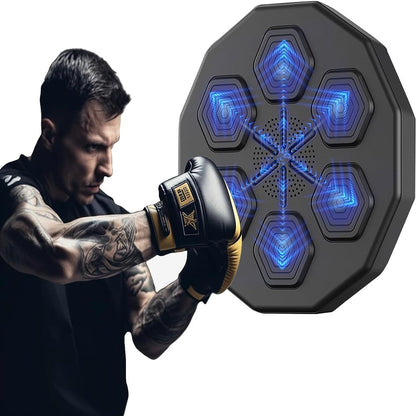 Music Boxing Machine, Smart Boxing Equipment with a Three-Layer Shock Absorption Configuration, Enjoy the Pressure Release, Perfect for Boxing Machine and Boxing Target Workouts